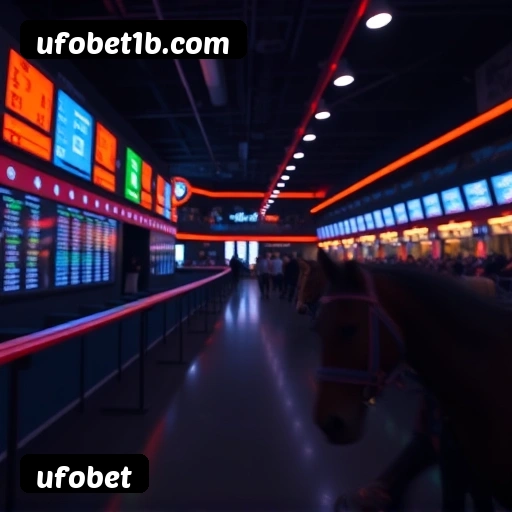 Interface do aplicativo ufobet mostrando jogos disponíveis no iOS e Android